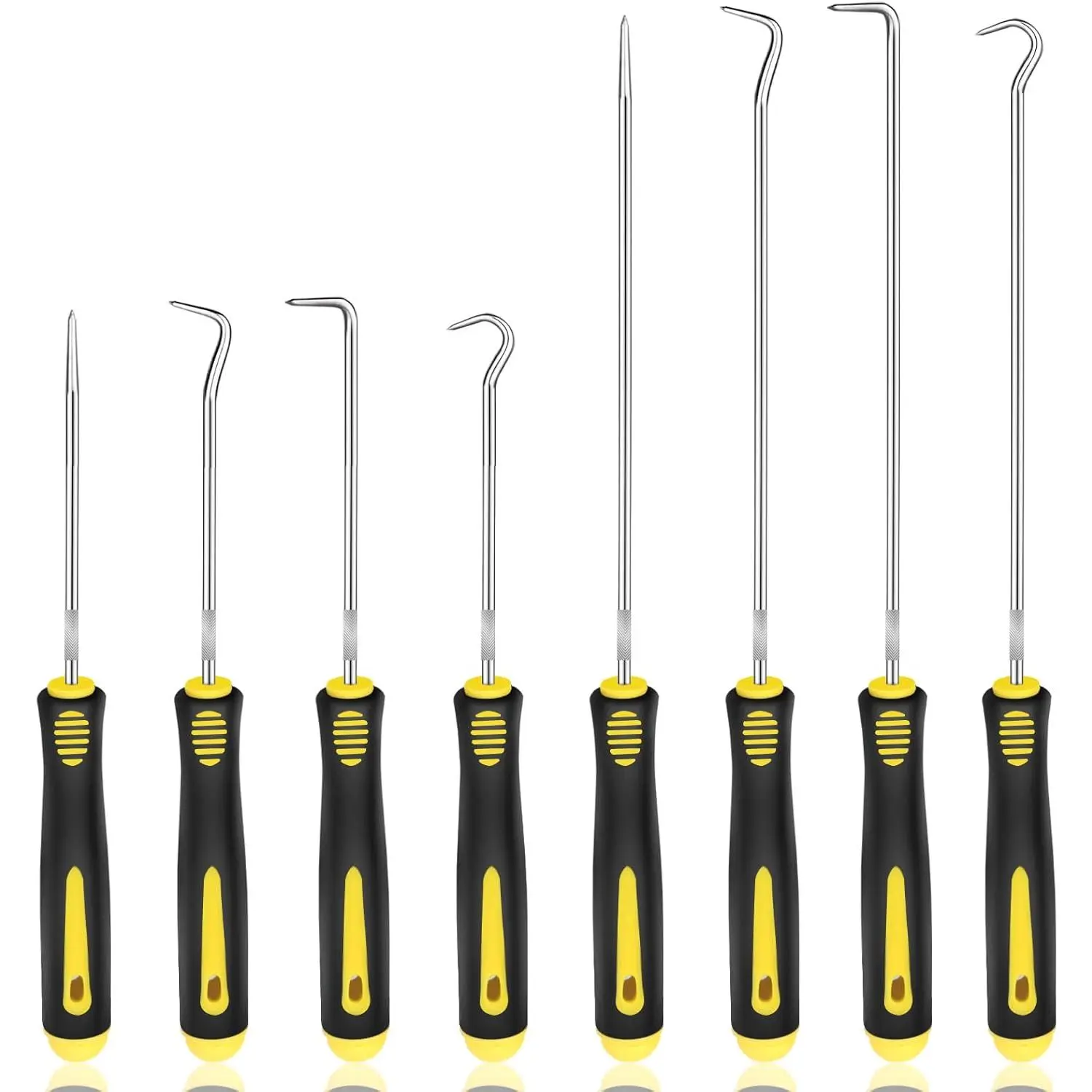 8 count Pick and Hook Tools Set, Precision Automotive Pick Tool for  Auto Oil Seal, Pick Set Mechanic, Picks Tool Set to Remove Hoses and Gaskets, Pick Hooks Puller Remover Kit