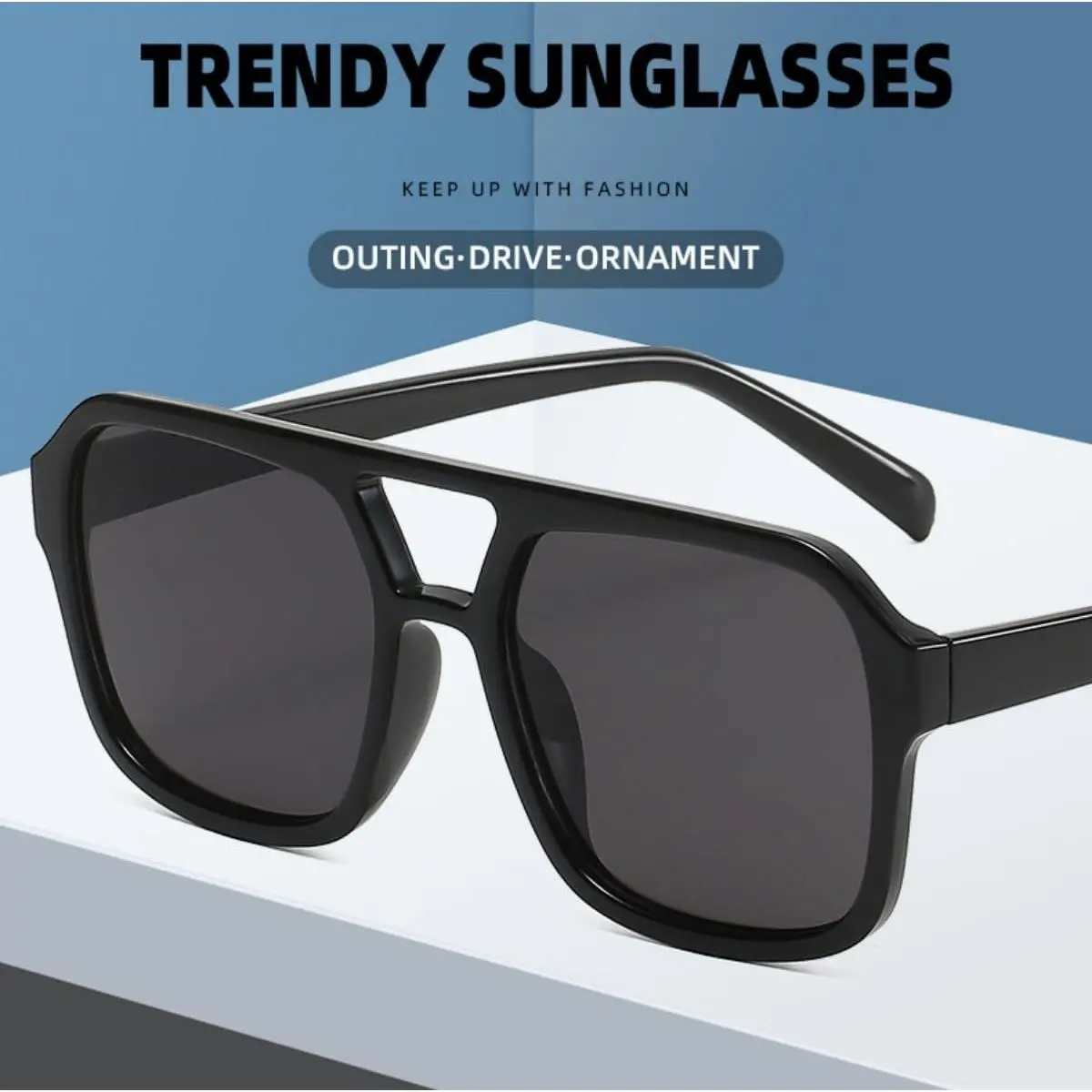 Black Vintage Polarized Sunglasses 70s Retro Flat Narraw Rectangular Vintage 90s Slim Black Rectangle Sunglasses - Etsy main image 2