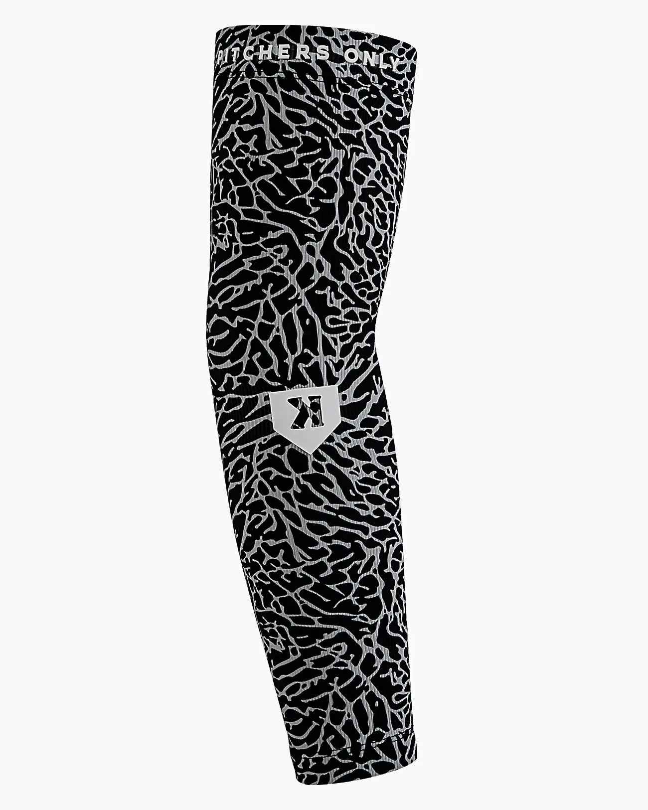 Baseball Pitcher Arm Sleeve, Pitchers Only Elephant Print, Graduated Compression, Moisture-Wicking Fit