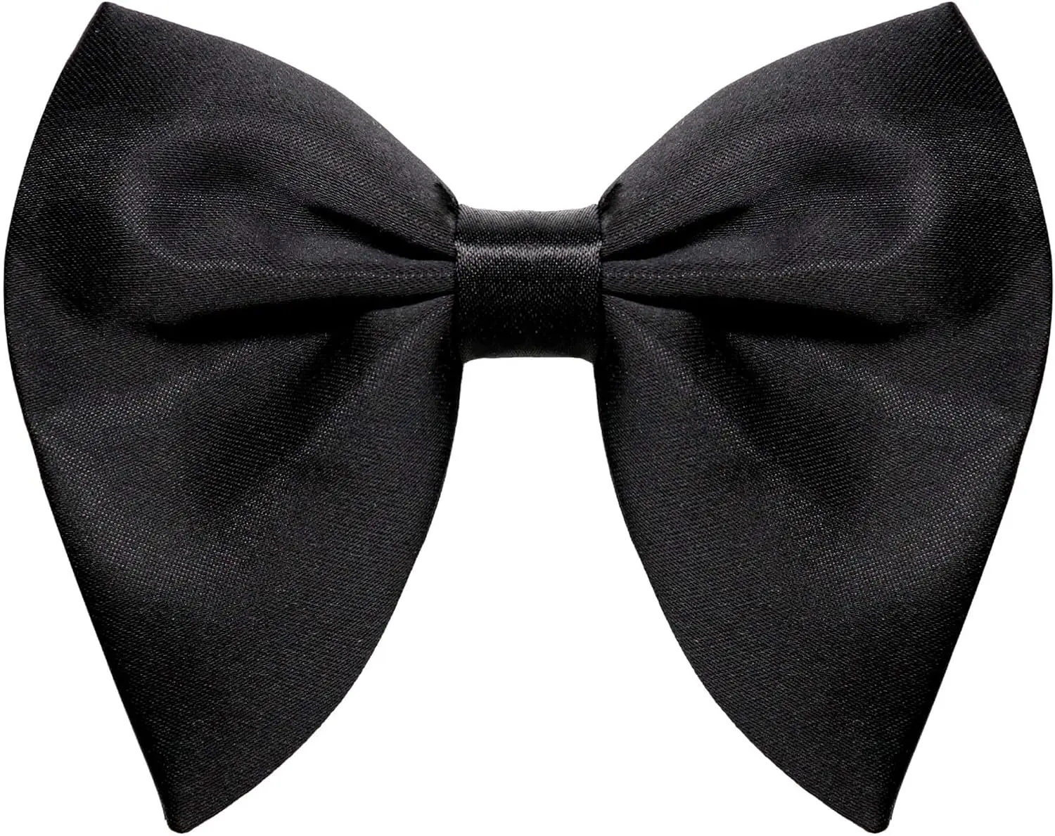Boys' Oversized Western Bowtie - 1pcs Black/Red Pretied Solid Color Bow Tie for Tuxedo Ceremony, Black Formal Bowtie for Boys' Suit Events