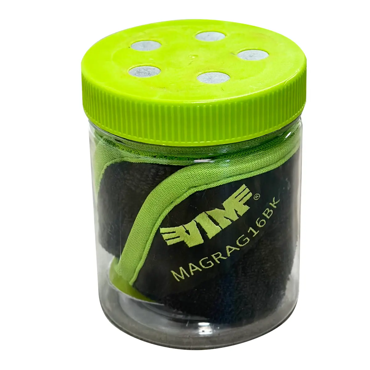 212 MAIN Magnetic Microfiber Reptile Cleaning Rag - 16x16 in, Black & Green, High-Quality Tool for Reptile Enclosure Clean Maintenance, 16 X 16 In, Enclosure Maintenance