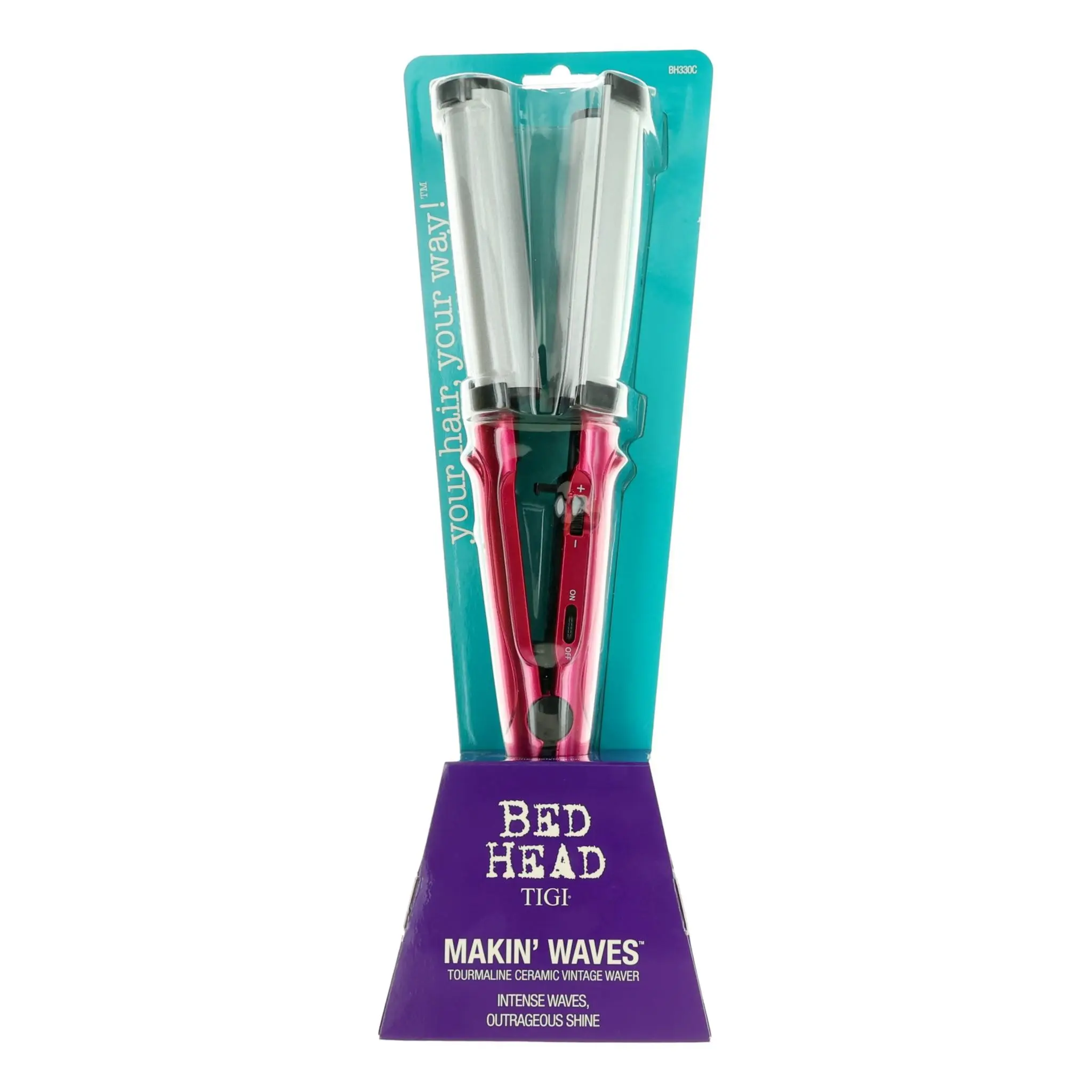 Bed Head Makin' Waves by Bed Head, Ceramic Vintage Waver Curl Maker, Storage, Iron, All Hair Types, Beach Wave Maker