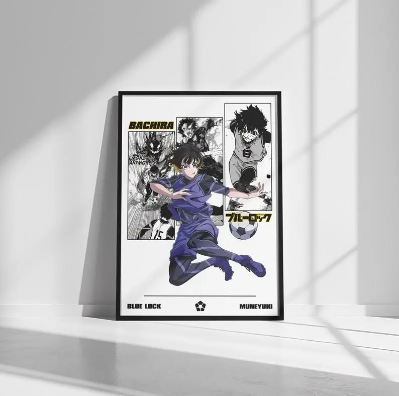 Meguru Bachira Blue Lock Poster