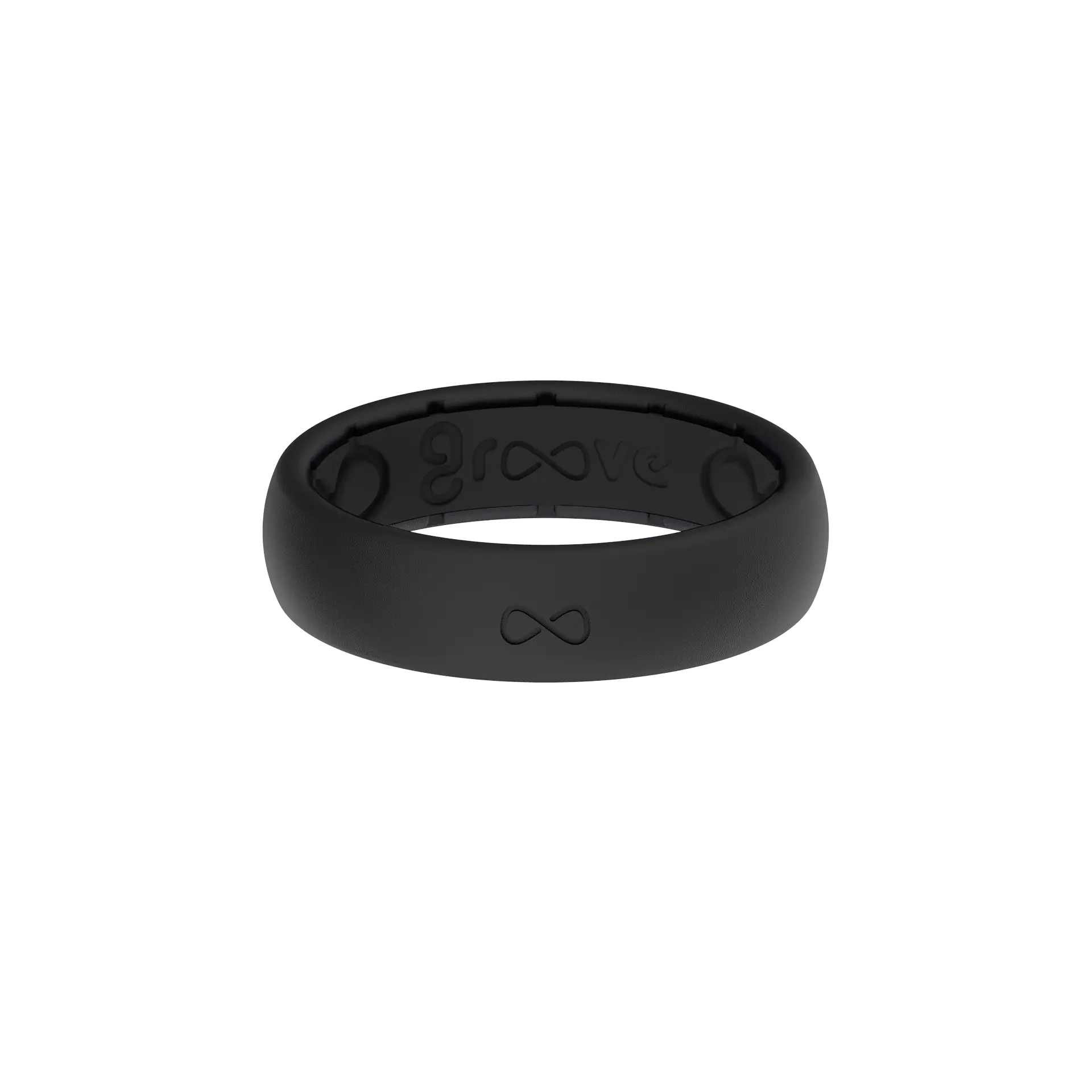 Solid Midnight Black Thin Ring Solid Midnight Black Thin Ring