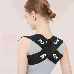 Adjustable Posture Corrector for Men & Women - Invisible Back Support Brace for Shoulder Alignment & Spine Relief - Comfortable Breathable Upper Back Trainer for Home, Office & Sports