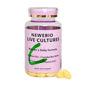 NEWEBIO Women's Daily Probiotic Supplement | 20 Billion CFU, 4 Strains with Prebiotics & Vitamin D3 & C | Immune & Gut Health Support, 150 Count