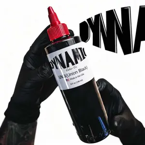 Union Black Tattoo Ink 8 Ounces 240ml REACH EU US Compliant Toxin Free Safe for Pros Beginners Premium Long Lasting Pigment tiktokshopspringglowup