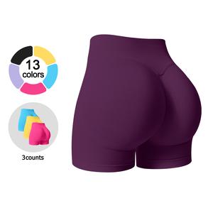 TimeOFF Women's 3-Pack High-Waist Butt-Lift Shorts, Multi-Color Options, Solves Booty-Sculpting & Supportive Fit Need for Yoga, Fitness Workouts & Active Lifestyle Scenarios,gym shorts