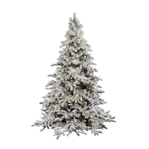 Vickerman 4.5' Flocked Utica Fir Artificial Christmas Tree, PW