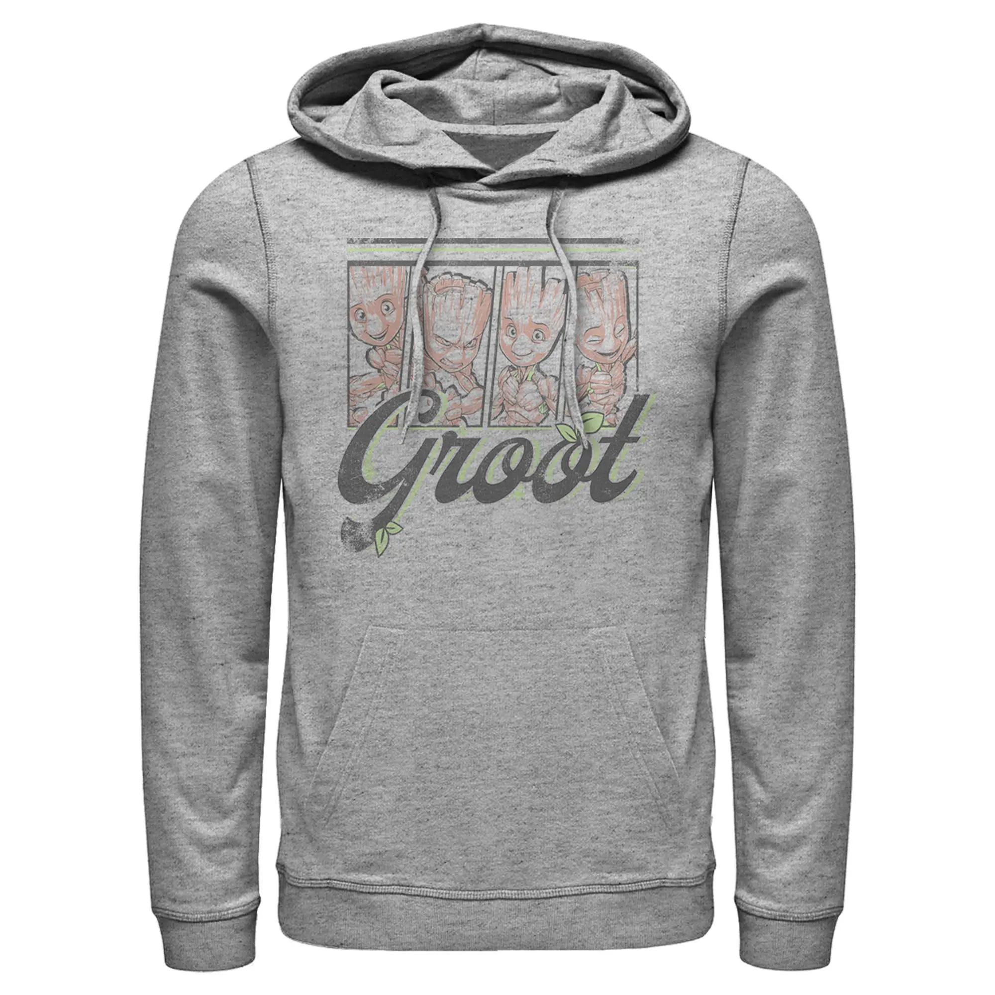 Men's Marvel Guardians of the Galaxy Groot Panels Pull Over Hoodie