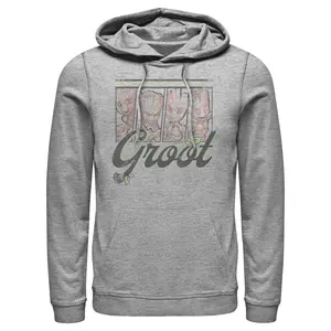 Men's Marvel Guardians of the Galaxy Groot Panels Pull Over Hoodie