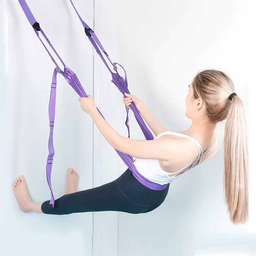 Yoga Rope, 1 Count Adjustable Backbend Training Belt, Yoga Hammock, Portable Multifunctional Pilates Exercise Resistance Equipment for Home Gym, Yogachallenge, Adjustable Elastic Band, Stretching Gear, Stretching Tool