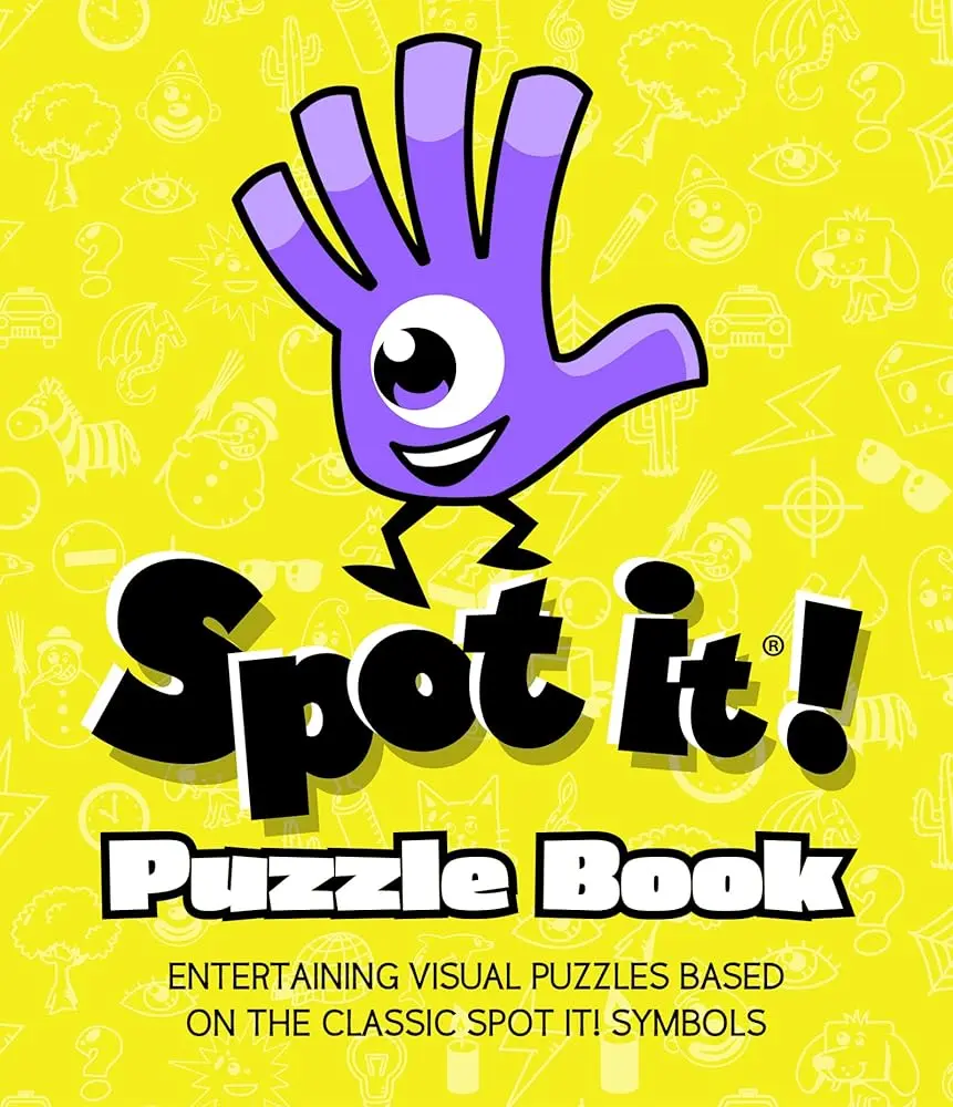 Spot It! Puzzle Book - Casual, Unisex Visual Puzzle Book for Children 3 Years and Up, Based on the Easy-to-Learn Matching Game
