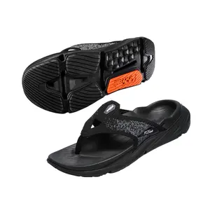 PCSsole Arch Support Flip Flops for Men – Orthotic Sandals for Plantar Fasciitis Relief – Comfort Cushion & Rubber Sole - Recovery Thong Orthotic Sandals for Foot Pain - Flat Feet - Arch Pain - Heel Pain