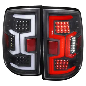 2019-2024 Dodge RAM 2500/3500 LED Sequential Signal Tail Lights (Matte Black Housing/Clear Lens)