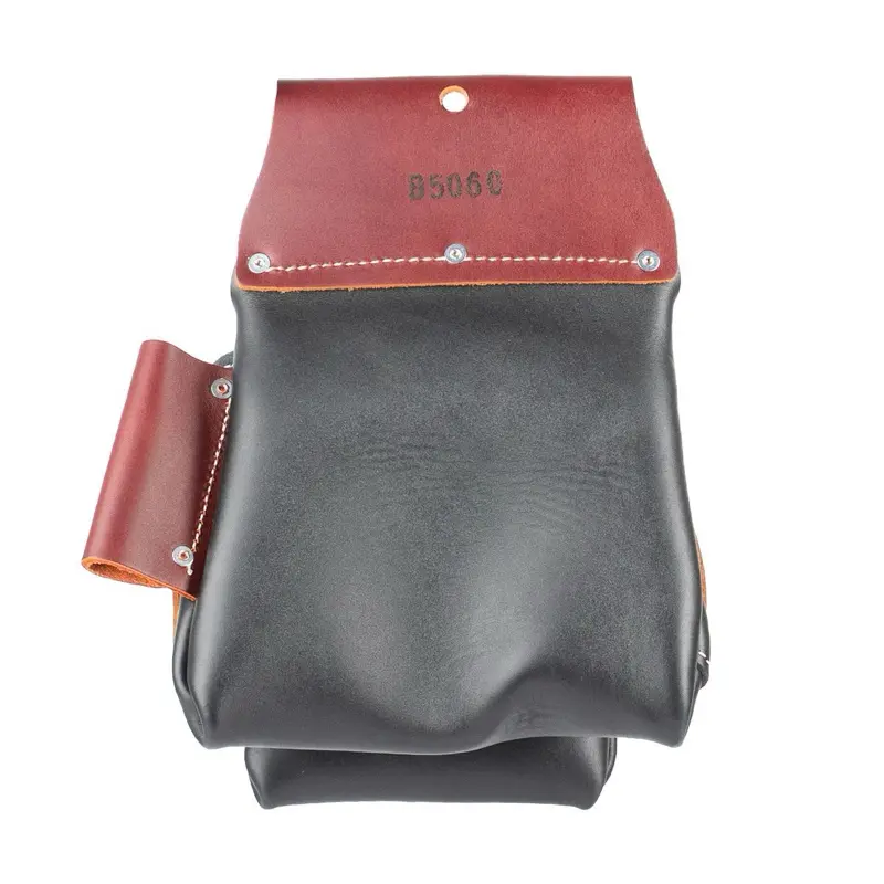 B5060. 3 pouch pro fastener black  B5060 occidental leather