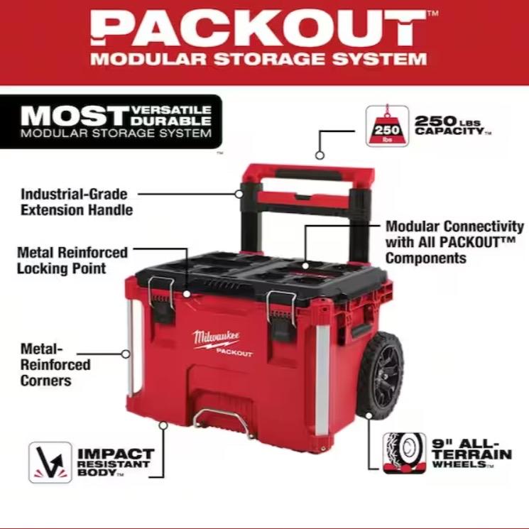 Milwaukee PACKOUT 22 in. Rolling Tool Box and 22 in. Large Tool Box