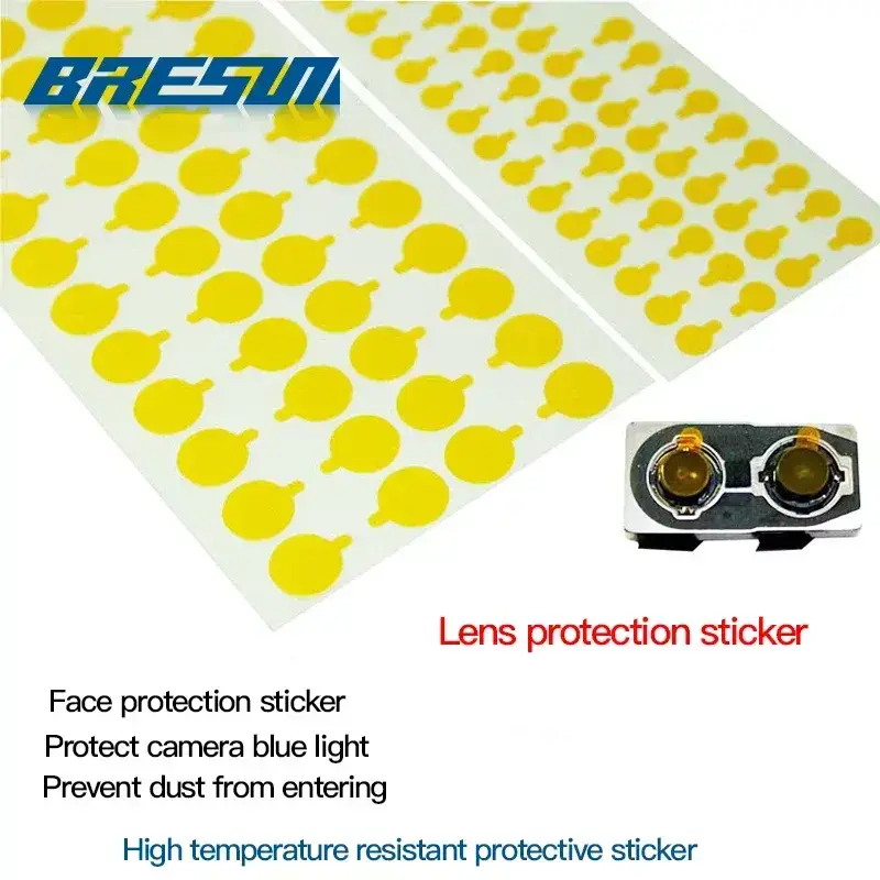 100Pcs Protective Camera Sticker For IPhone 11 12 13 14 15 Pro Max Camera Repair Infrared Dot Matrix Replacement Protect