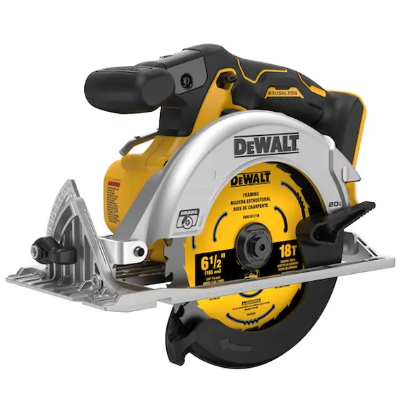 DeWalt 20V MAX* XR® 6-1/2 in. Brushless Cordless Circular Saw (Tool Only)