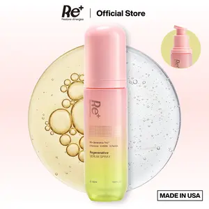 Soothes & Hydrates Dry, Redness-Prone Skin, Supports Skin Barrier Comfort, Bi-Phase Dewy Mist Over Makeup, PDRN + Peptide + Exosome by Re+