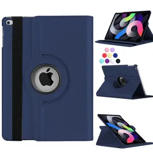 Entronix Folio Book Case for Apple iPad 10/9/8/7th Gen, Pro/Air/Mini - Rotating Protective Cover With Kickstand, Tablet Accessories Computer Leather