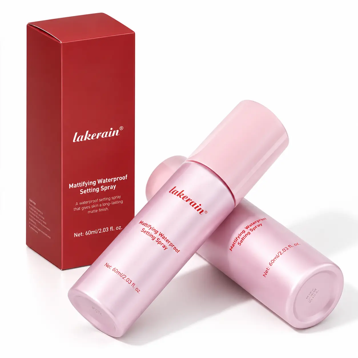 Long-Lasting Non-Sticky Makeup Setting Spray, Waterproof Mattifying Makeup Fixing Spray, Cosmetic Product for Women & Girls, Waterproofing, Matifying, Matte