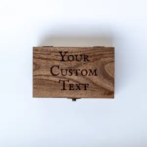 Customized Stash Box - Wood Box - Marijuana box - Cannabis Stash Box Gift - Engraved Wood Box