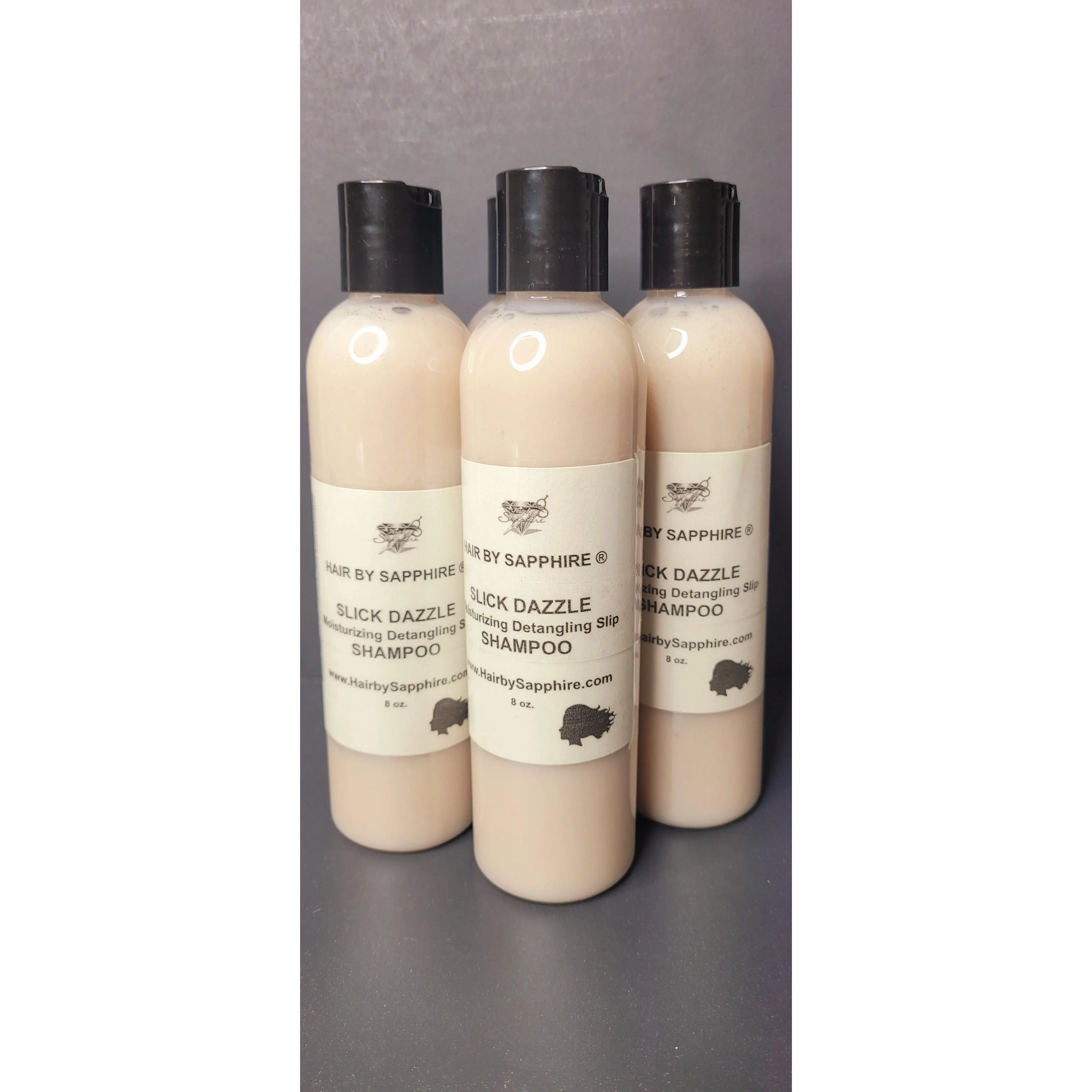 Slick Dazzle Sulfate-Free, Moisturizing, Detangling, Slip Shampoo