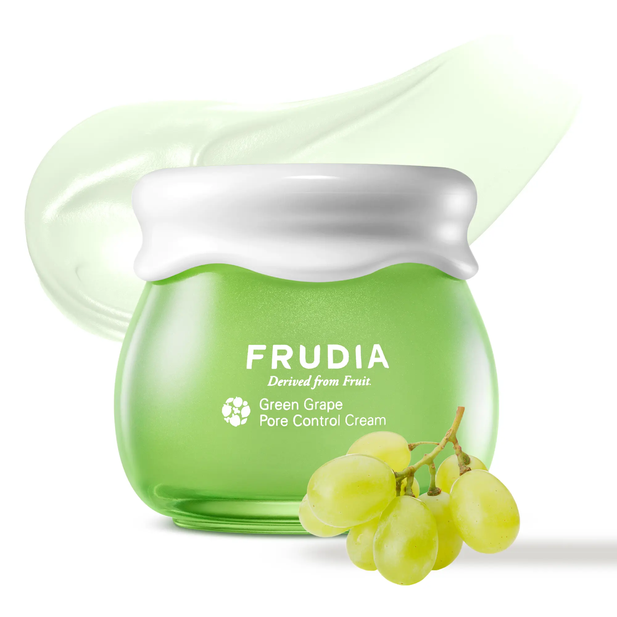 FRUDIA Green Grape Pore Control Face Cream (1.94 oz) – Oil-Control Korean Moisturizer for Face | Pore Refining Face Cream with 81% Green Grape Extract & Tannin Complex | Vegan & Cruelty Free