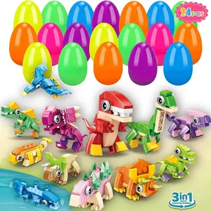 New Easter Egg Toys: Printed Plastic Open-Ended Eggs, DIY Bunny Capsule Toys, Easter Gifts