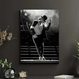 [SALE UP TO 45%] Michael Jackson Live Performance Poster – King of Pop Iconic Dance Pose Wall Art, Billie Jean Stage Print for Music Rooms & Home Theaters