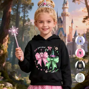 Pink Goes Good With Green Wicked Changed For Good Kid Hoodie Girls Winter Long Sleeve Sweatshirt