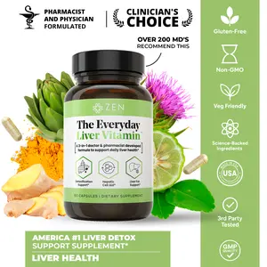 Everyday Liver Vitamin | Liver & Detox Formula with Bergacyn FF + Milk Thistle & Artichoke Extract (60 Capsules)