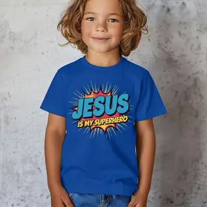 YOUTH & ADULT T-Shirt, Jesus is My Superhero Shirt,  Faith tee, Jesus Lover Gift, Christian Gift
