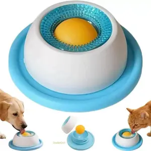 OvalletOoh Pet Licking Mat & Slow Feeder - Interactive Treat Toy for Cats & Dogs,summervibes