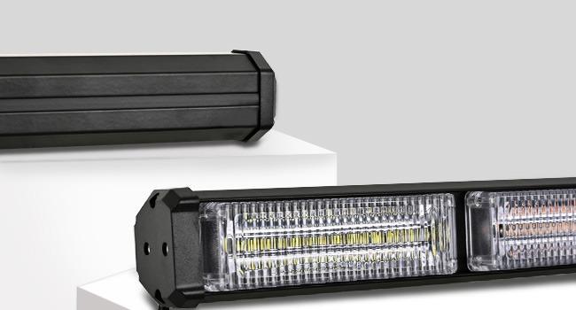 Nilight 40LED Purple White Emergency Strobe Traffic Advisor Light Bar with Suction Cups Dash Safety Warning Hazard Flashing Lights Interior Front/Rear Windshield for Trucks Construction Vehicles