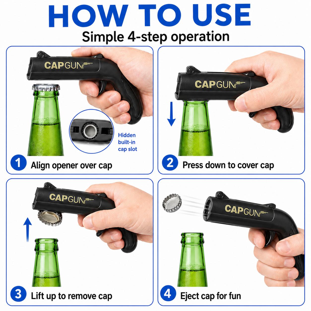 Creative Bottle Opener - 1 Count | Fun Design | Perfect for Family Gatherings, BBQs, and Outdoor Events Creative Bottle Opener - 1 Count | Fun Design | Perfect for Family Gatherings, BBQs, and Outdoor Events