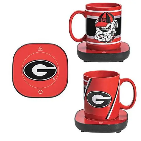 Uncanny Brands Georgia Bulldogs Hairy Dawg Mug Warmer with 12 oz. Mug Uncanny Brands Georgia Bulldogs Hairy Dawg Mug Warmer with 12 oz. Mug