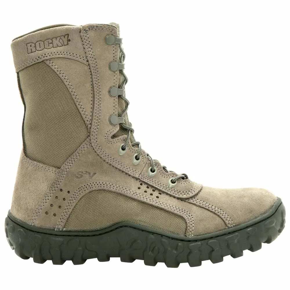 Rocky Mens S2v 8 Inch Water-Resistant Tactical Work Safety Shoes Casual - Green