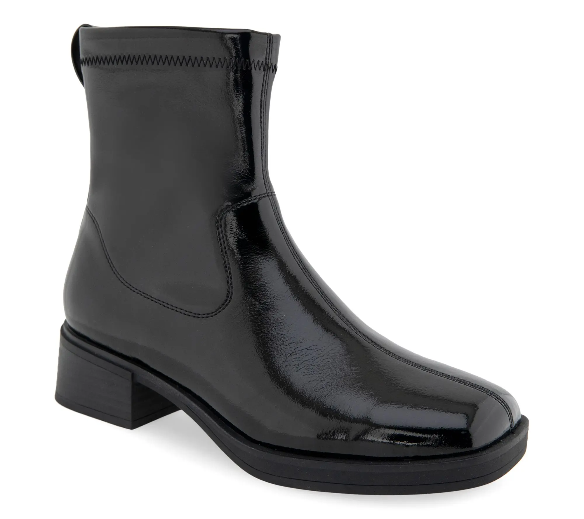 Aerosoles Block Heel Ankle Bootie - Dazzy