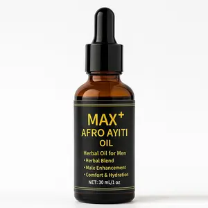 Max+ Afro Ayiti Men's Oil with a Natural Herbal Formula