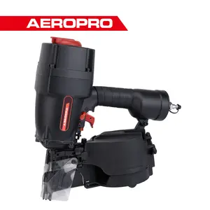 Aeropro MCN90 15 Degree Coil Industrial Framing Nailer 1-1/2" to 3-1/2" with Durable Molded Rubber Grip and Plastic Nose-piece Shield