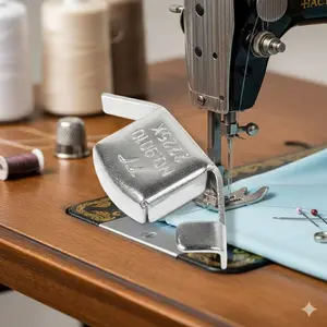 Adjustable Non-Slip Sewing Guide, Professional Alignment Tool, Multifunctional Presser Foot Upgrade for Home Sewing Machines, Durable Craft Accessory, Sewing Supplies Crafts.