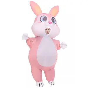 Adult & Kids Inflatable Pig / Cow / Bunny Farm animalHalloween Cosplay Costume