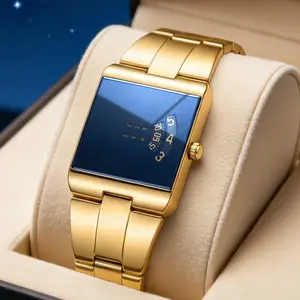 Racing Sports Watch, Luxury Men's Racing Sports Watch, Iridescent Mirror Design, Stainless Steel Material, Casual & Business Style, Perfect Gift for Him, Fashionable Wristwatch with Time Display