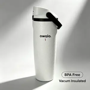 Owala 30 oz Stainless Steel Water Bottle - Wild Heart Edition, Summer 2026, Flip-top Straw Cup Lid, Daily Use Cupware, Washable, Reusable Water Bottle