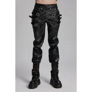 Deadlands Hardware Vegan Leather Pants