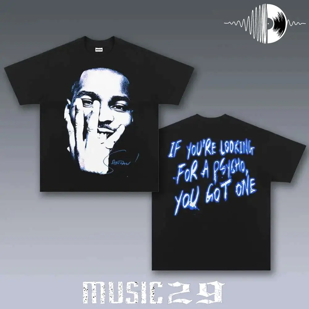 DAVE PSYCHO 11.1 Vintage Music Graphic T-Shirt, Retro Concert Inspired Tee, Washed Streetwear Shirt, Unisex Music Fan Apparel, Classic Rock Style Tee, Oversized Graphic Shirt, Gift for Music Lovers