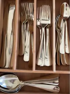 20pcs Heavy Stainless Steel Dinnerware Set Suitable for 4 People Mirror Polished Dinnerware Set