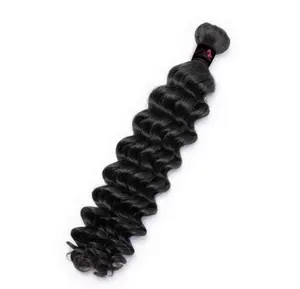 Premium 22 Inch Deep Wave Hair Bundles for Natural Appearance Durability Perfect for Various Hairstyles Quality Crafted